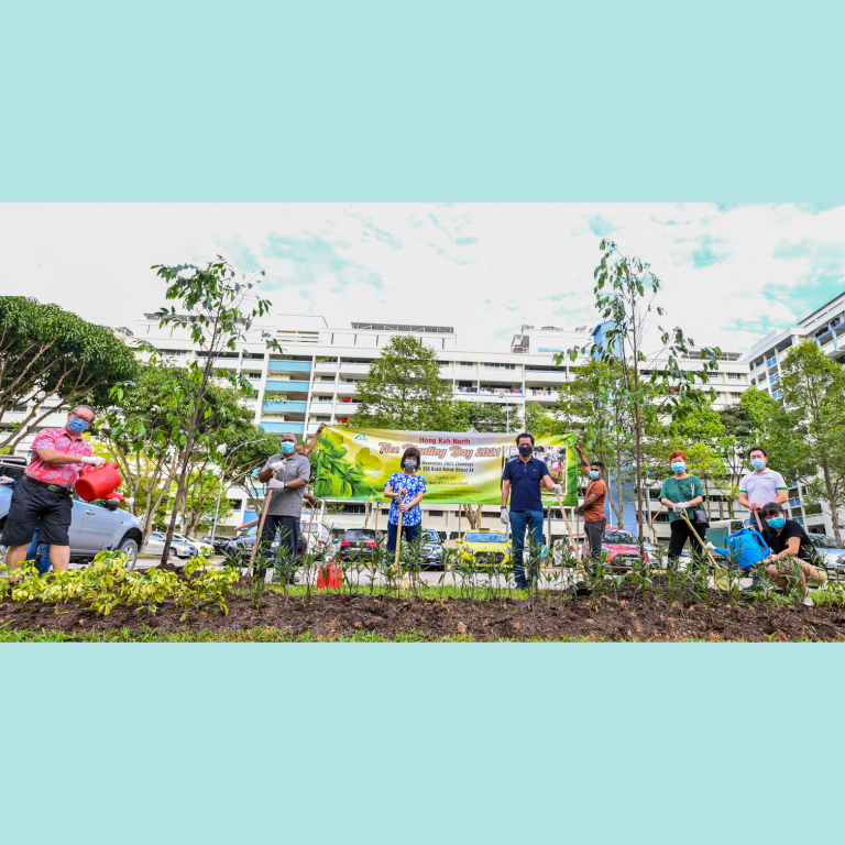 Hong Kah North Tree Planting Day 2021