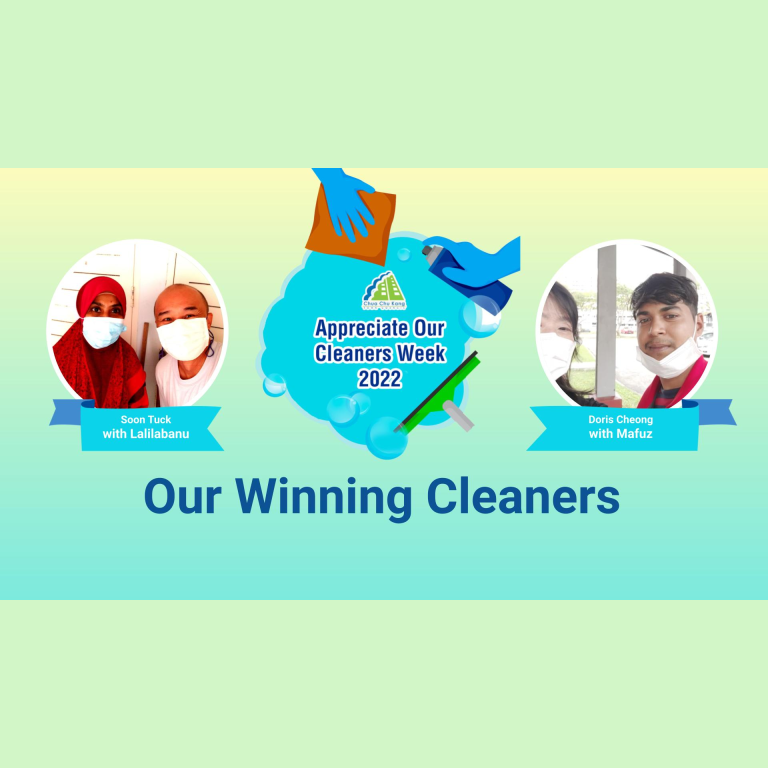 Thank You, Residents, for Nominating 2022 Winning Cleaners