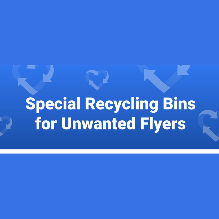 No More Mess! Special Recycling Bins for Junk Mail