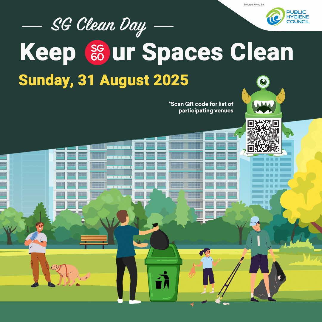 SG Clean Day on Sunday, 31 August 2025