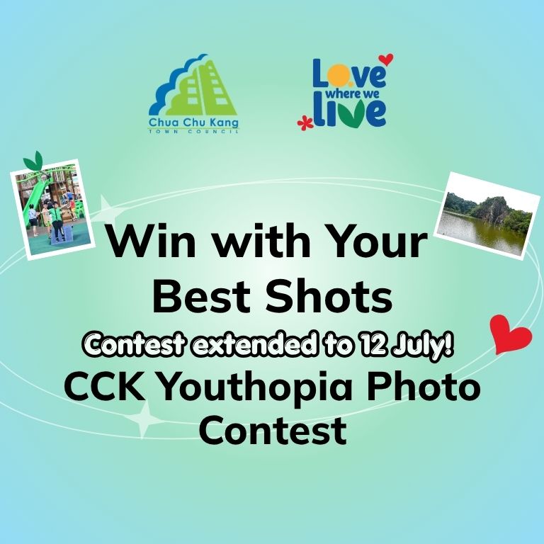 Your chance to win before our CCK Youthopia Photo Contest closes 12 July!
